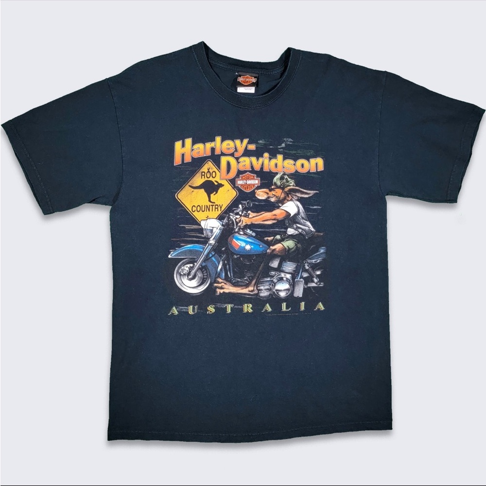 1997 vintage Harley Davidson kangaroo shirt Australia